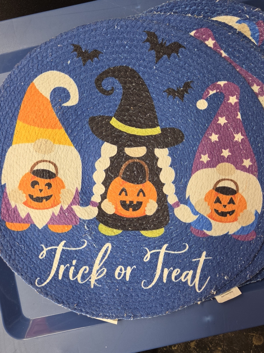 Set Of 4 Halloween Gnome Place Mats